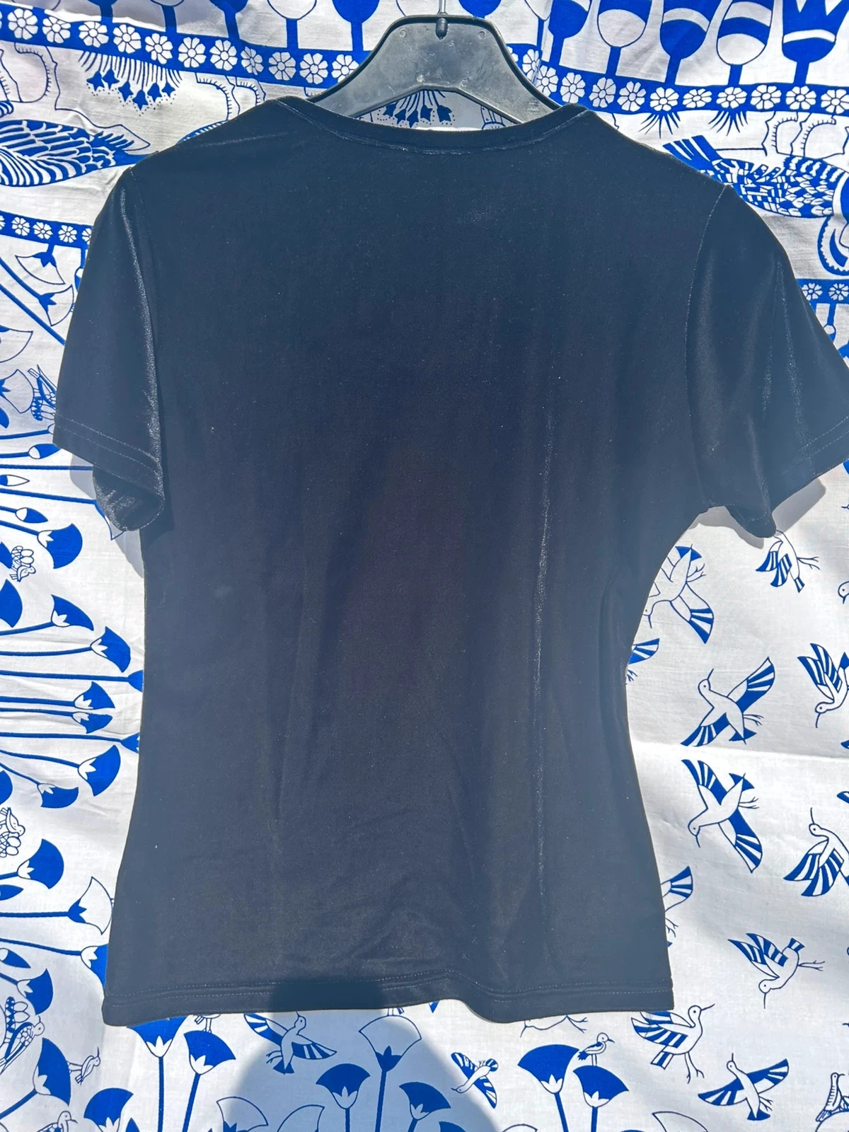 Camiseta preta e cinza feminina S/36 Lucy Paris em muito bom estado – photo 3